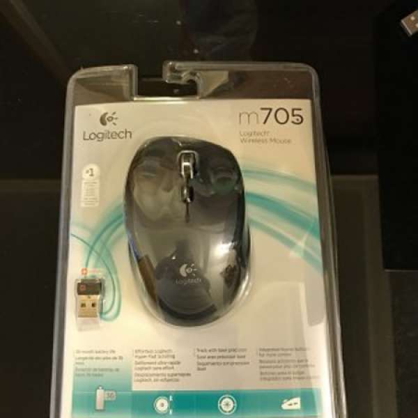 全新 未開封 Logitech m705 Wireless Mouse 無線馬拉松滑鼠