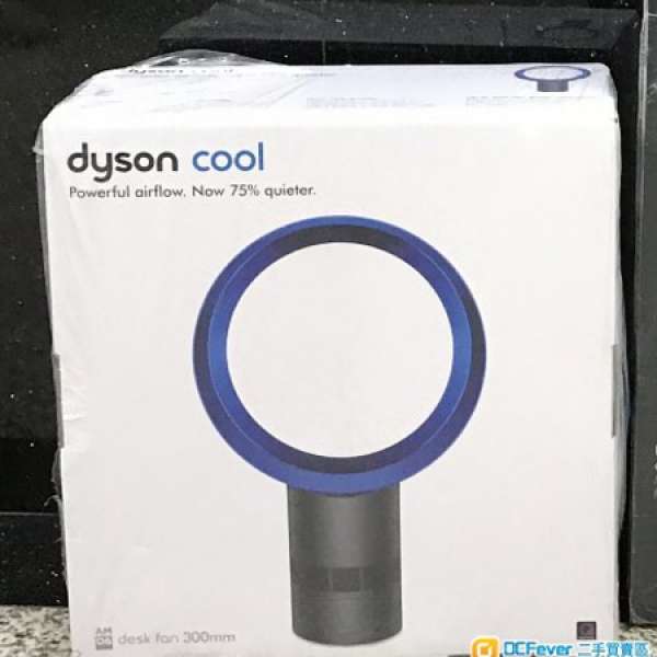 全新英國水貨 三腳 香港 電壓 Dyson cool AM06 300mm iron/blue 藍