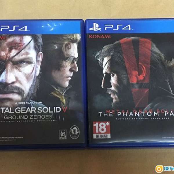 ps4 metal gear solid 5 ground zeroes & the phantom pain
