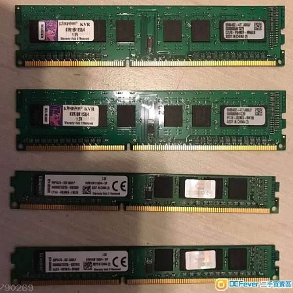 Kingston DDR3 Ram 4*4gb