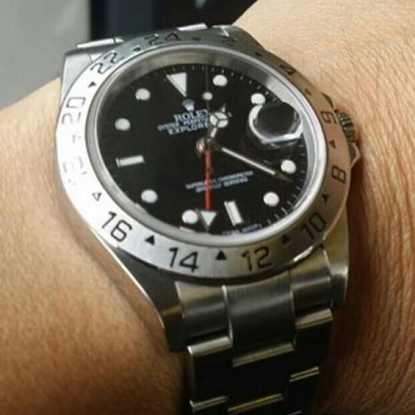 Rolex 16570 Explorer II 黑面