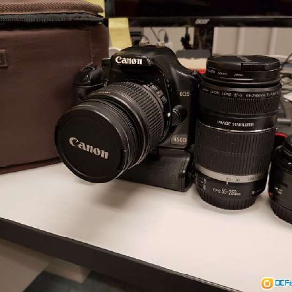 Canon EOS 450D 連窮人三寶