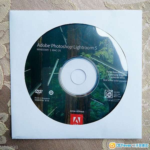 正版 Adobe lightroom 5 Full Version (not Canon M3 NX500)