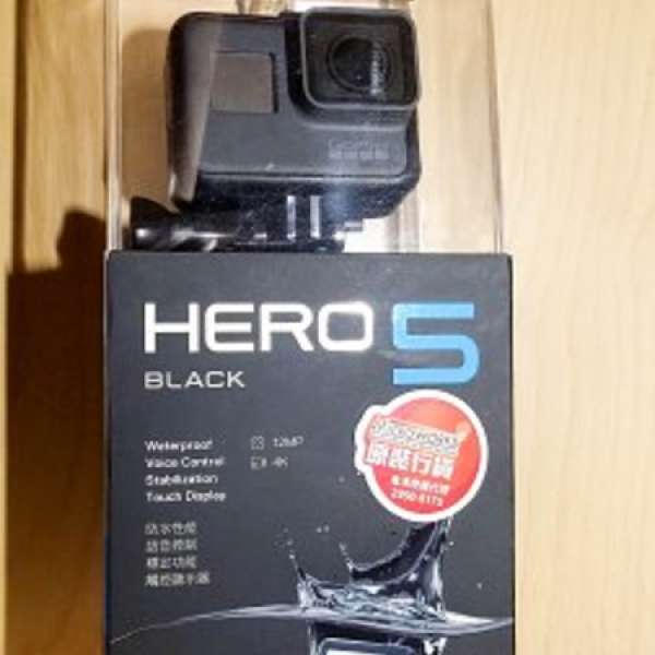99% new 行貨 GoPro HERO5 Black ACTION CAM