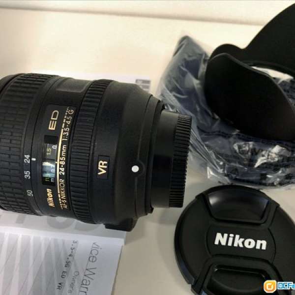 Nikon AF-S Nikkor 24-85mm f/3.5-4.5G ED VR 白盒