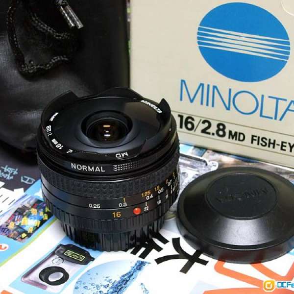 Minolta MD 16mm F2.8 Fisheye Lens