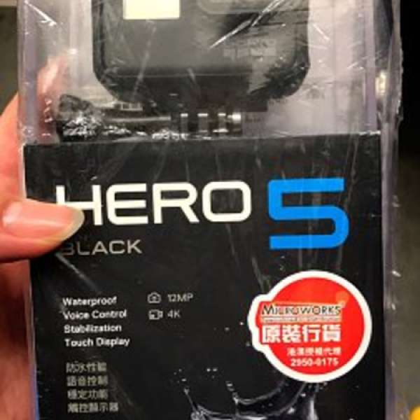 GoPro Hero 5 黑色 99%新