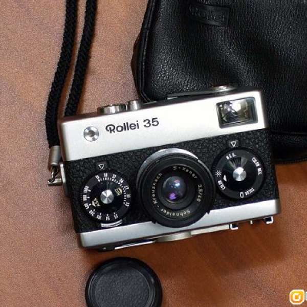 Rollei 35 Schneider S-Xenar 鏡頭經典相機，附原廠手繩，皮套