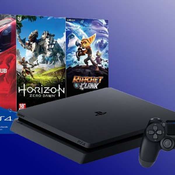 Ps4 4合一 game HorizonZero Dawn,人中之龍6 生命詩篇,加3個月PlayStation plus 會籍