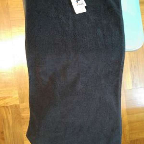 FILA 運動毛巾 (顏色 : 深藍色)