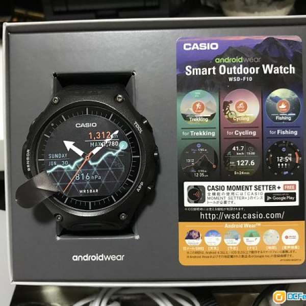 日版Casio WSD-F10第一代行山運動錶智能錶