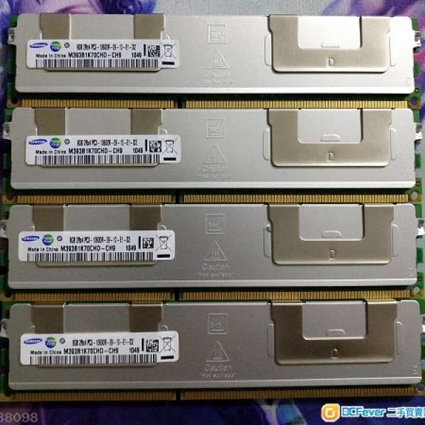 Samsung Server Ram 8GB DDR3 ECC REG PC3-10600R  （1333mhz)