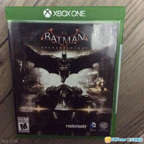 90% new xbox one game Batman Arkham Knight