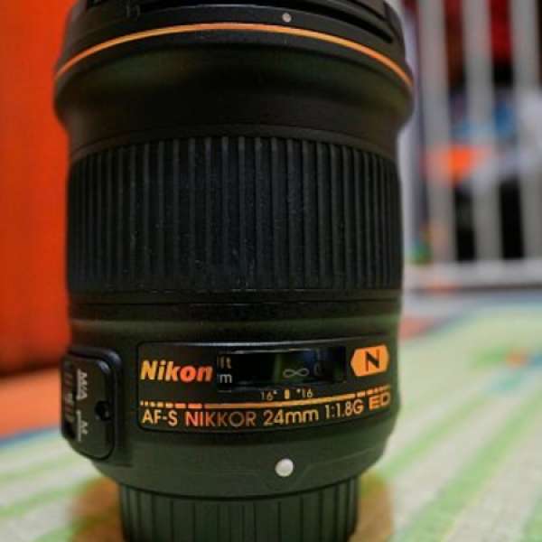 Nikon AF-S NIKKOR 24mm f/1.8G ED 行貨 95% new
