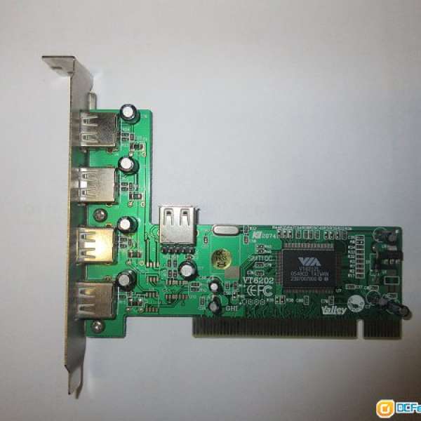 5 Port PCI USB 2.0 Controller / Adapter Card