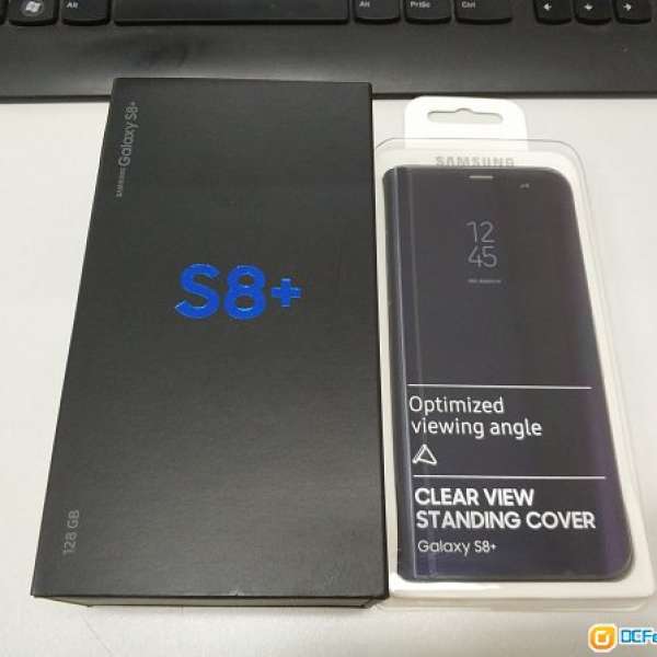 Samsung Galaxy S8+ 128GB 紫灰 港行 100%新(跟原廠 Clear View Cover)