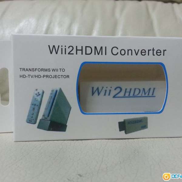 全新遊戲機WII TO HDMI WII轉HDMI 高清轉換器 2017升級版 支持顯示器