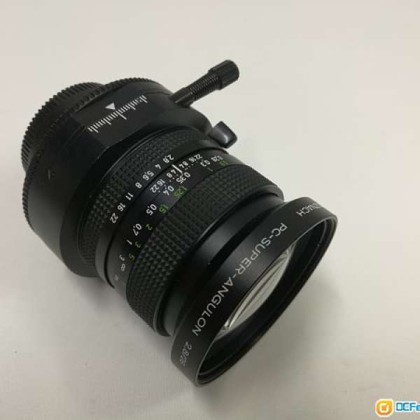 Schneider PC-Super-Angulon shift lens with Nikon mount
