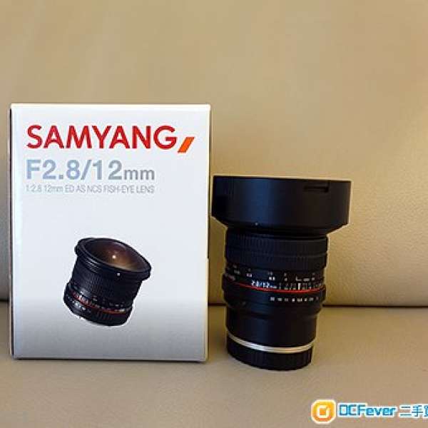 Samyang F2.8/12mm ED AS NCS Fish-Eye Lens ( Sony E Mount )