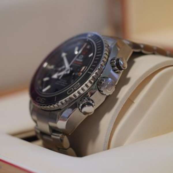 新淨 Omega Seamaster Planet Ocean 600M Chronograph 45.5mm 黑圈