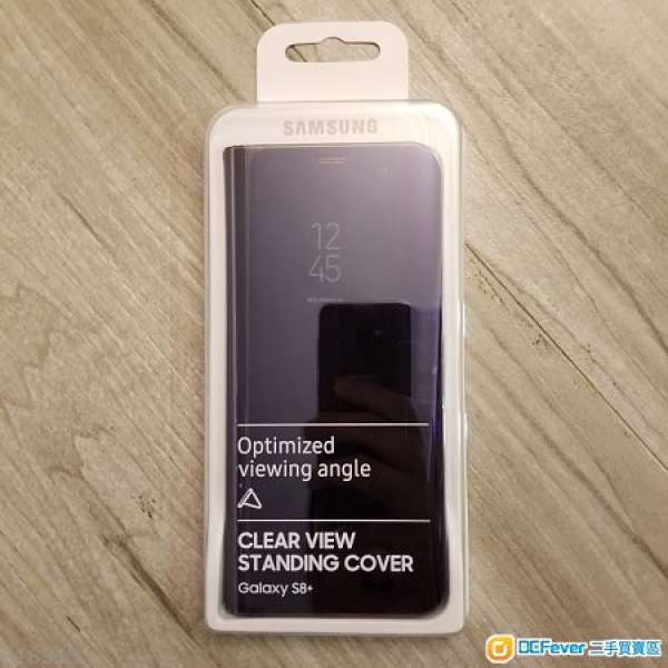 Galaxy S8+ Clear view standard cover 透視感應皮套 (立架式) 紫色