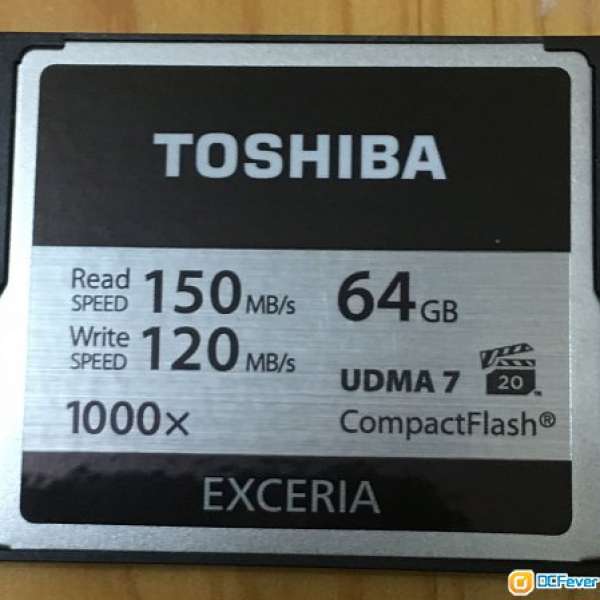 TOSHIBA 1000X 64GB CF card