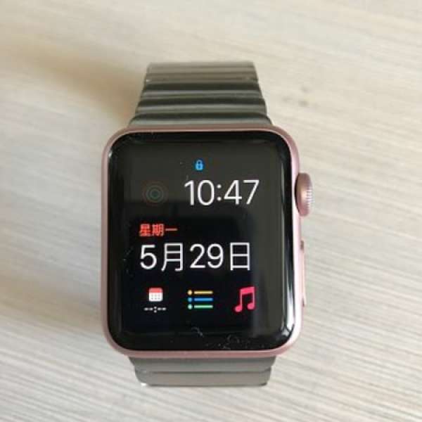 99% New apple watch 38mm 7000 series (玫瑰金)