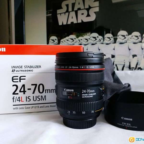 95% Canon 24-70mm f4 L IS USM