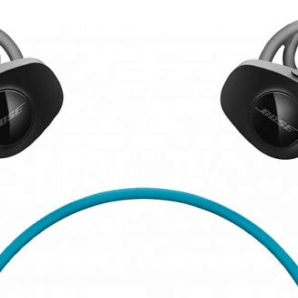全新未開包裝 BOSE SoundSport 無線耳機 藍色$1100