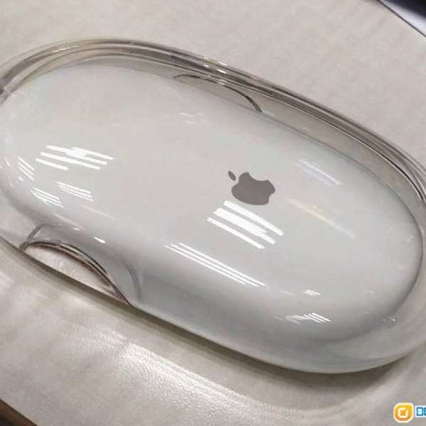 90% New Apple Clear White Pro Mouse USB 滑鼠