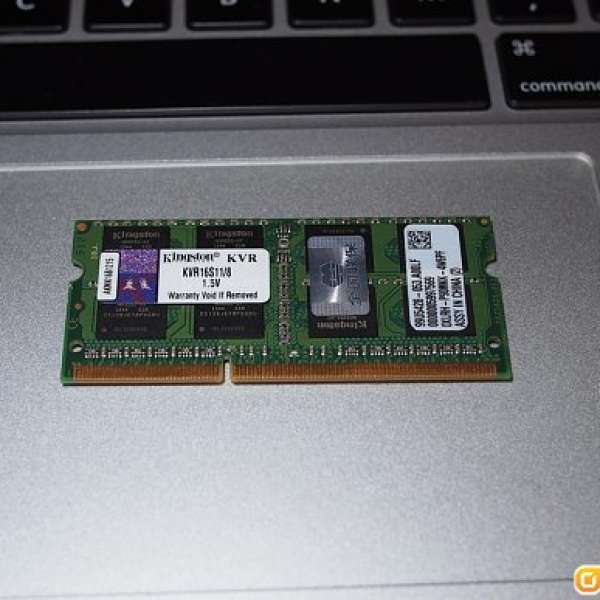 Kingston 8GB DDR3 1600 Laptop Memory