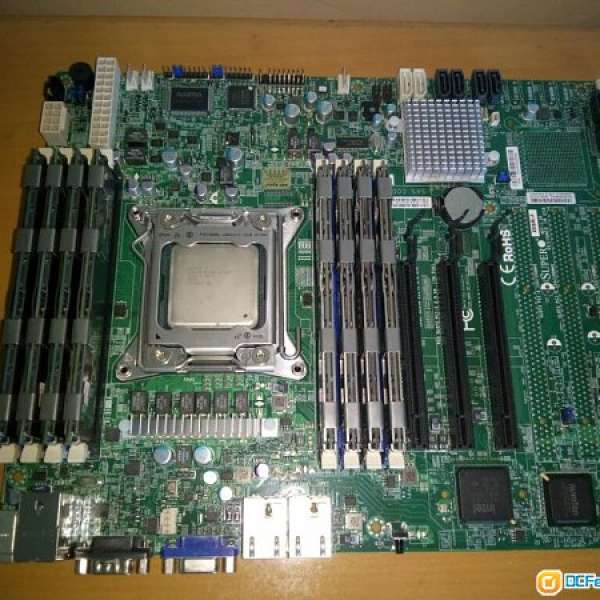 (LGA2011高端組合) 超微 X9SRI-F 主板+ XEON E5-2670 + 32G ECC Ram