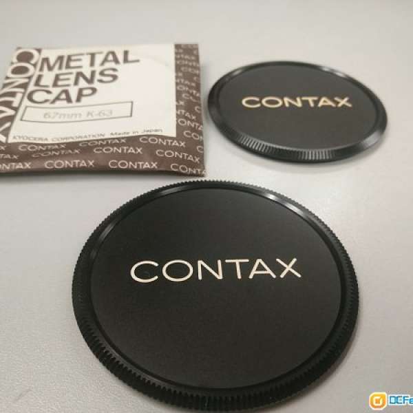 [極罕有收藏品] 全新Contax metal lens cap K63 & K73 及全新 Contax 72/86 ring