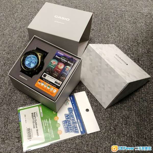 99.9%新 CASIO Smart Outdoor Watch WSD-F10 Android Wear 2.0 智能手錶 全套有盒日...