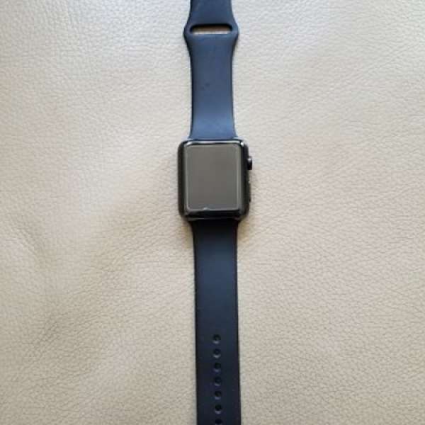 出售Apple Watch 2015 Stainless steel space Black  42mm Sport Band Black