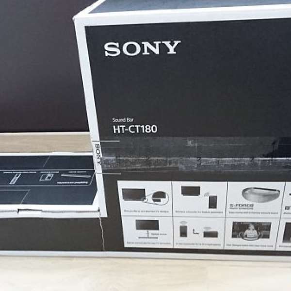 全新  Sony Sound Bar HT-CT180 無線搖控