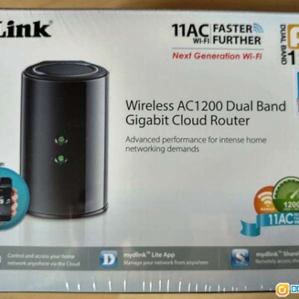 (全新)D-Link DIR-850L AC1200 雙頻Gigabit無線路由器