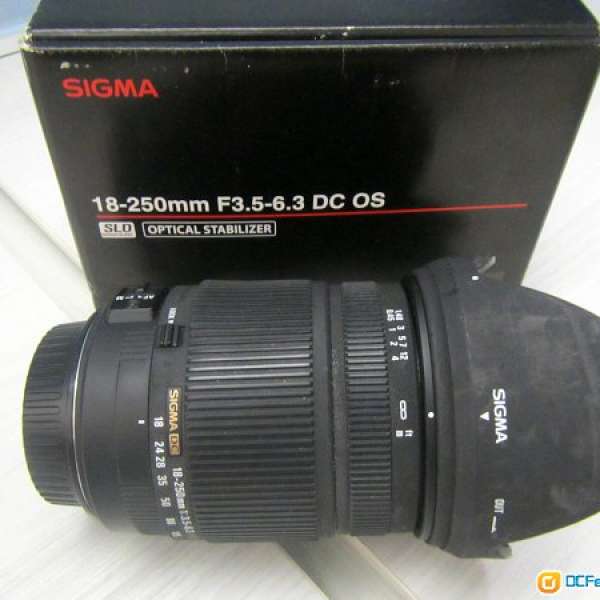 Sigma 18-250mm F3.5-6.3  有OS防震 天涯鏡