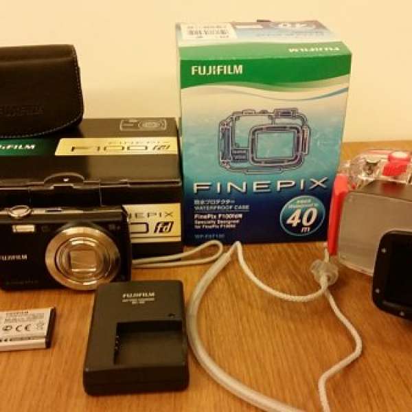 Fujifilm F100 fd + 40m潛水Housing