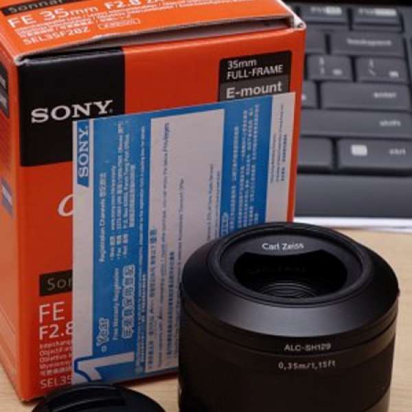 95% Sony Zeiss FE 35mm f2.8 行貨過保