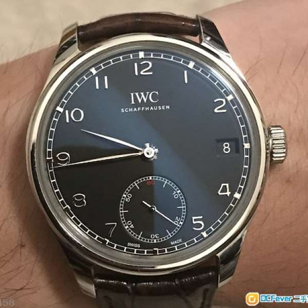 IWC 5102-02 Portuguese 八日鍊 43mm 16年2月行貨  超新 專門店單 全齊 公價近8萬