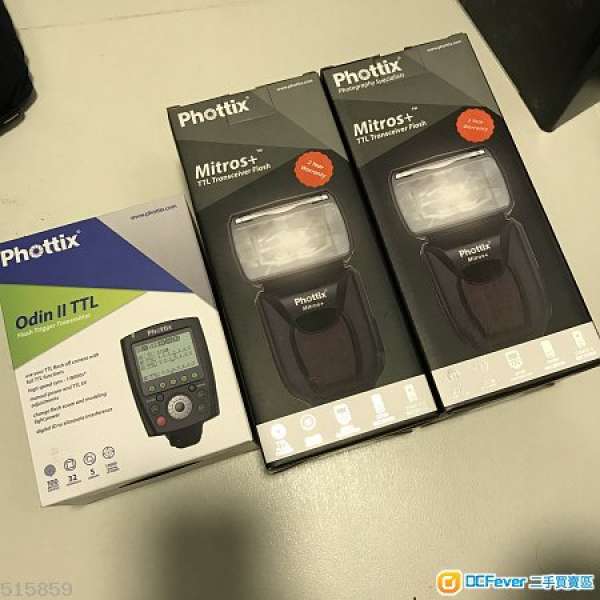 Phottix Mitros+ TTL Transceiver Flash + Odin II Combo set (Nikon)