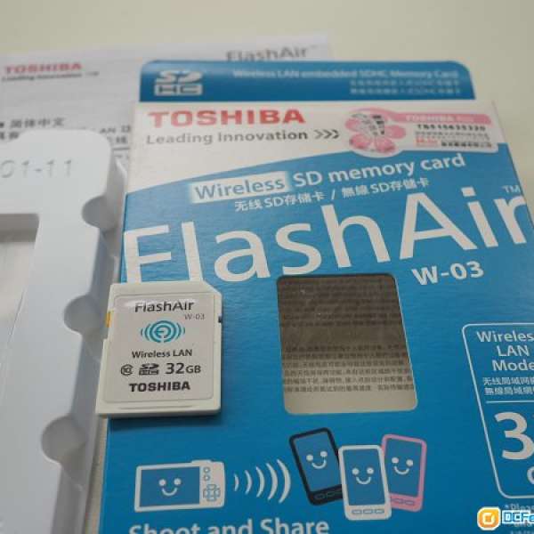 Toshiba W-03  FlashAir 32GB WiFi SD Card class10 SDHC