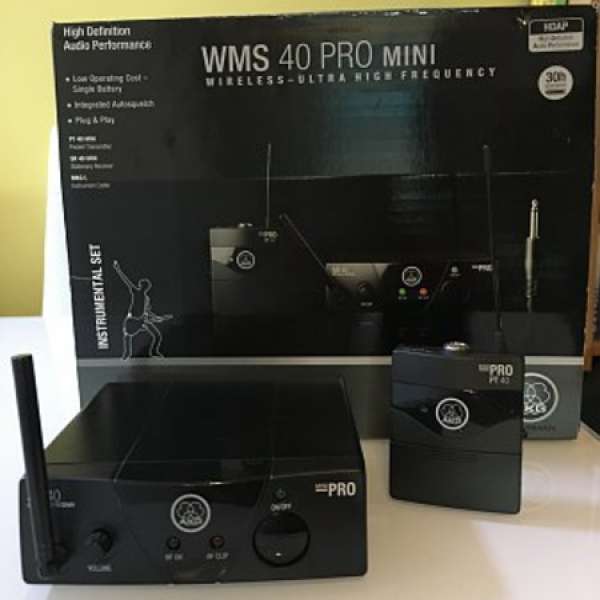 AKG WMS 40 Pro Mini 無缐結他系統