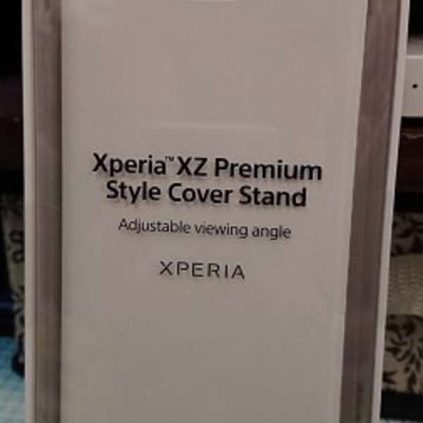 Sony Xperia XZ Premium cover stand  原廠保護套可調較角度智能手機套底座 SCSG10 ...