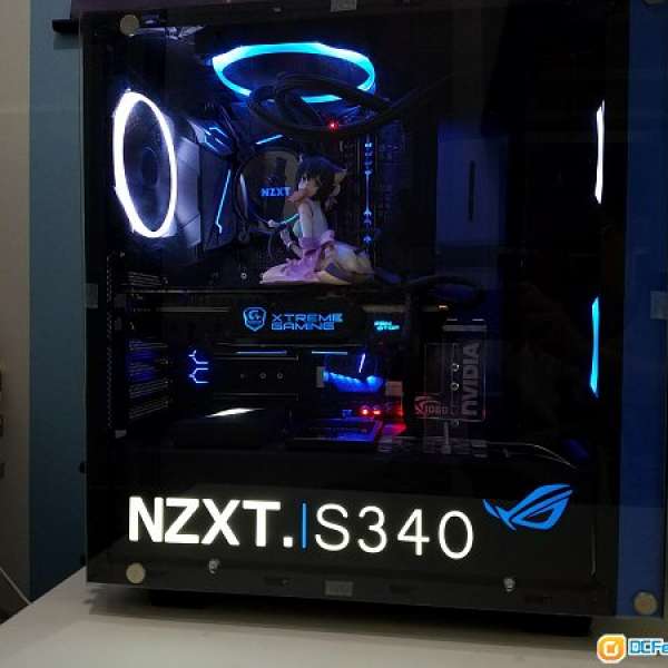 NZXT S340 BLUE 機箱 MODE(連原裝板)