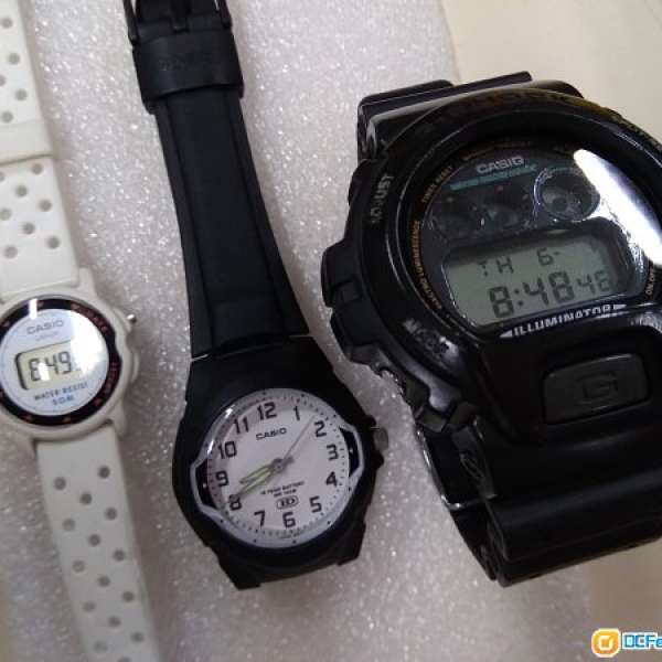 環保出售，$100售3隻Casio電子錶 G-shock