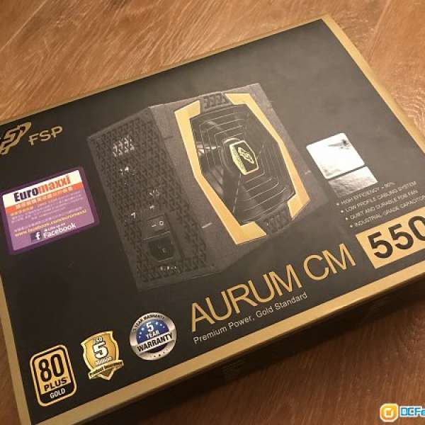 FSP AURUM CM 550W 80Plus GOLD 火牛 99%NEW