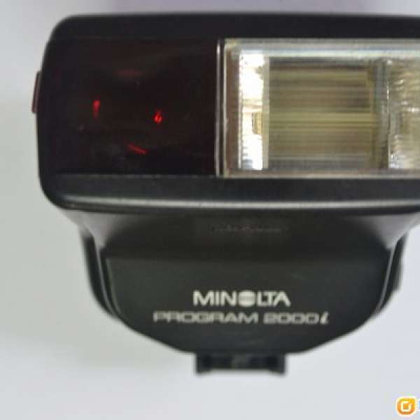 Minolta Program 2000i 閃光燈合所有iISO熱靴接口 minolta, sony Alpha系列單反合用