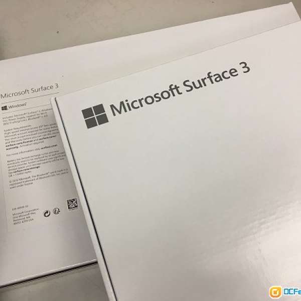 全新 Microsoft Surface 3 10.8" 128GB 4GB Ram Win10 Pro